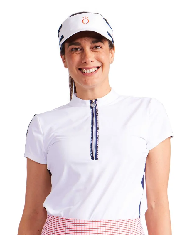 Sporting Life Shortsleeve Golf Top - White - FINAL SALE